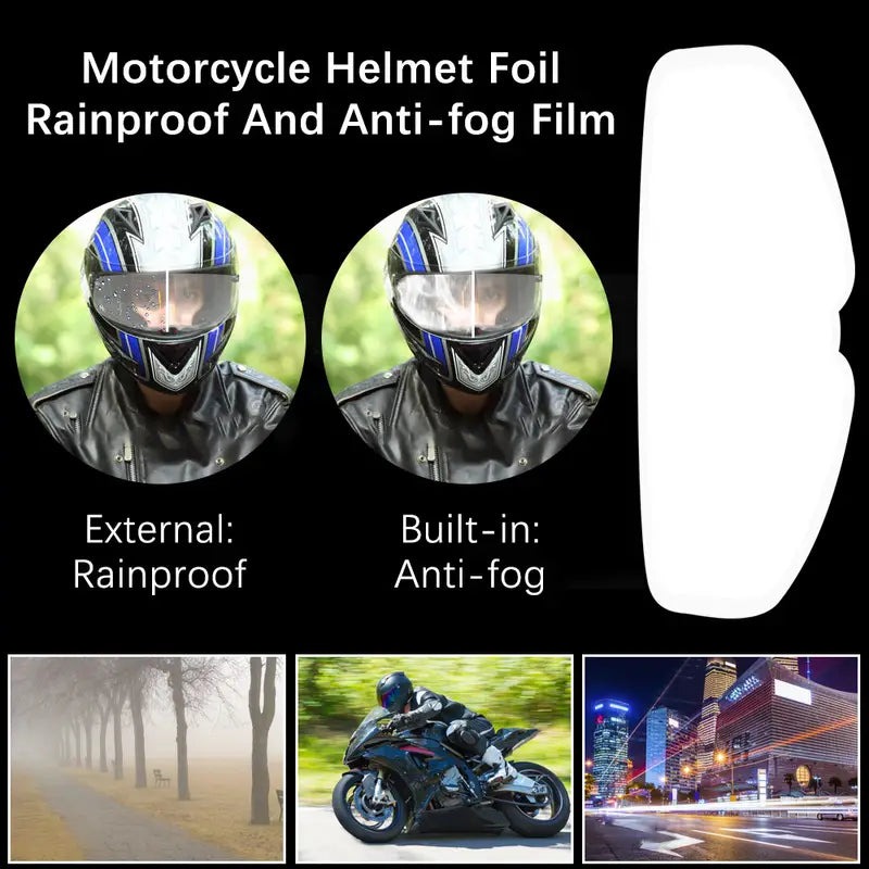 Motorradhelm wasserdichte Linsenfolie