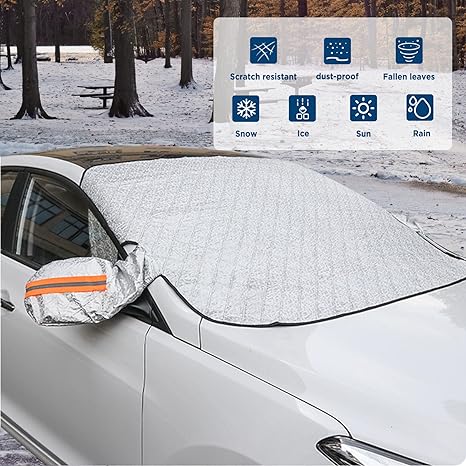 Protector solar para nieve de coche