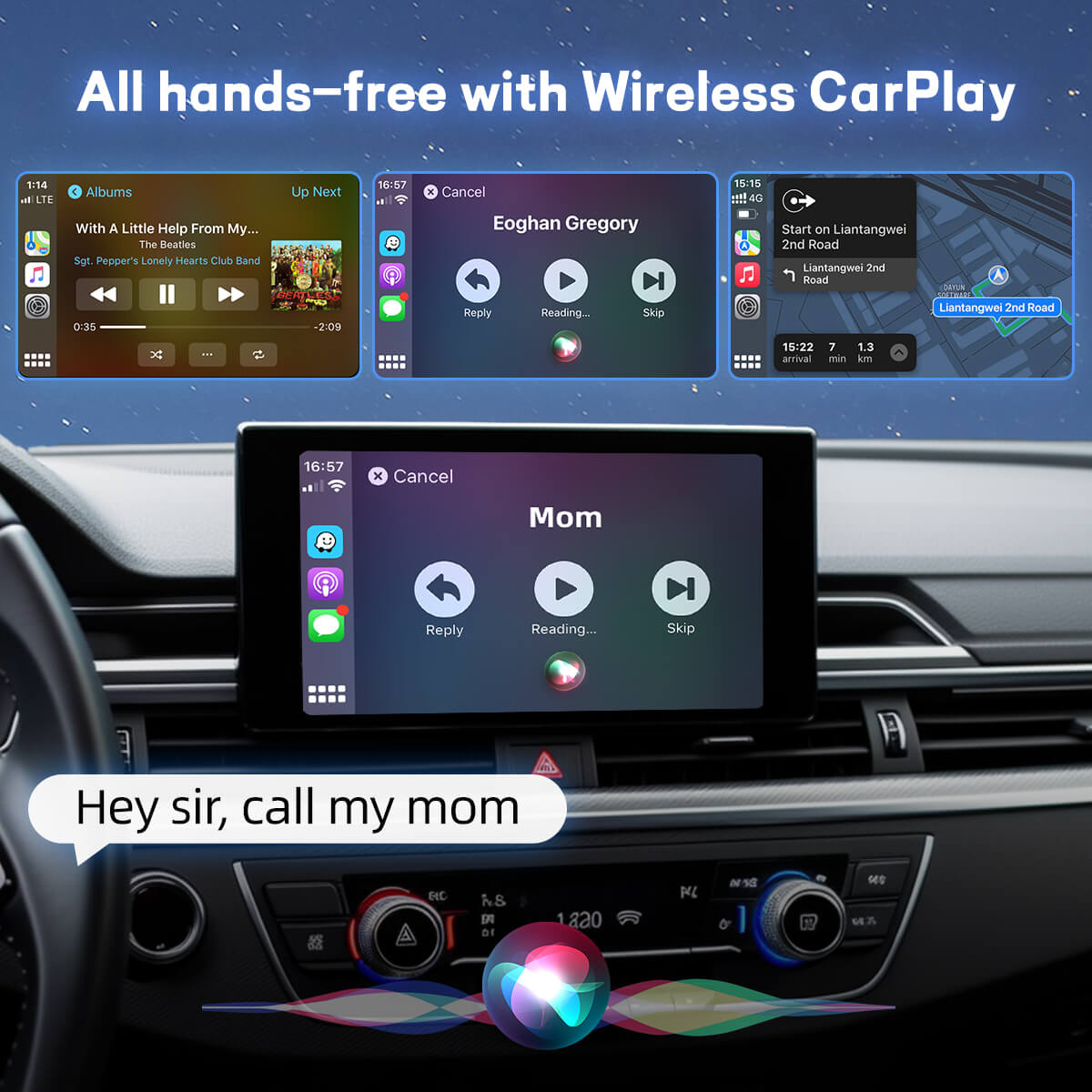 U2-AIR Trådløs CarPlay Adapter
