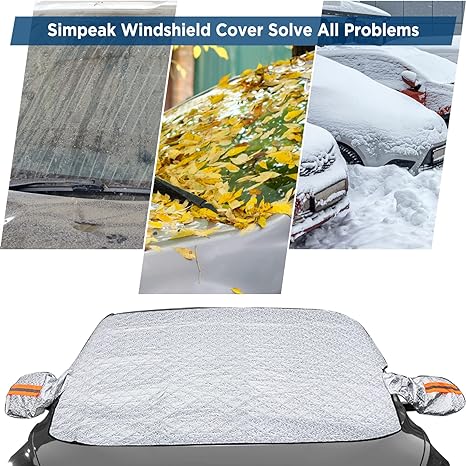 Protector solar para nieve de coche