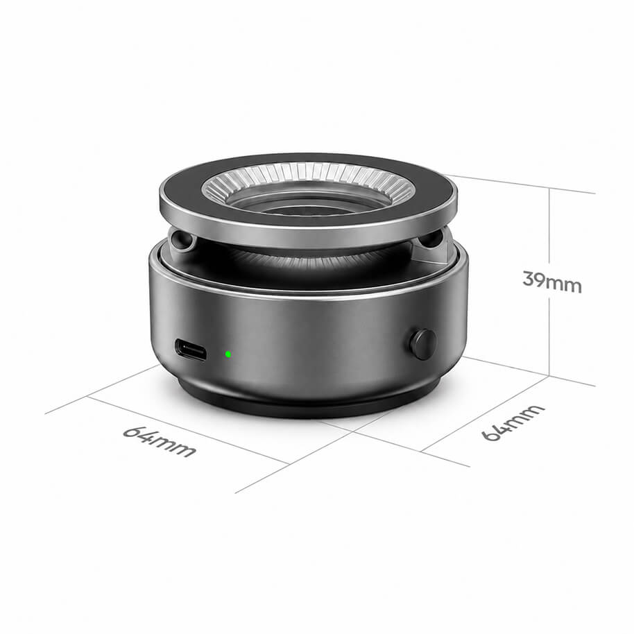 Foldable Magnetic Vacuum Car Phone Holder