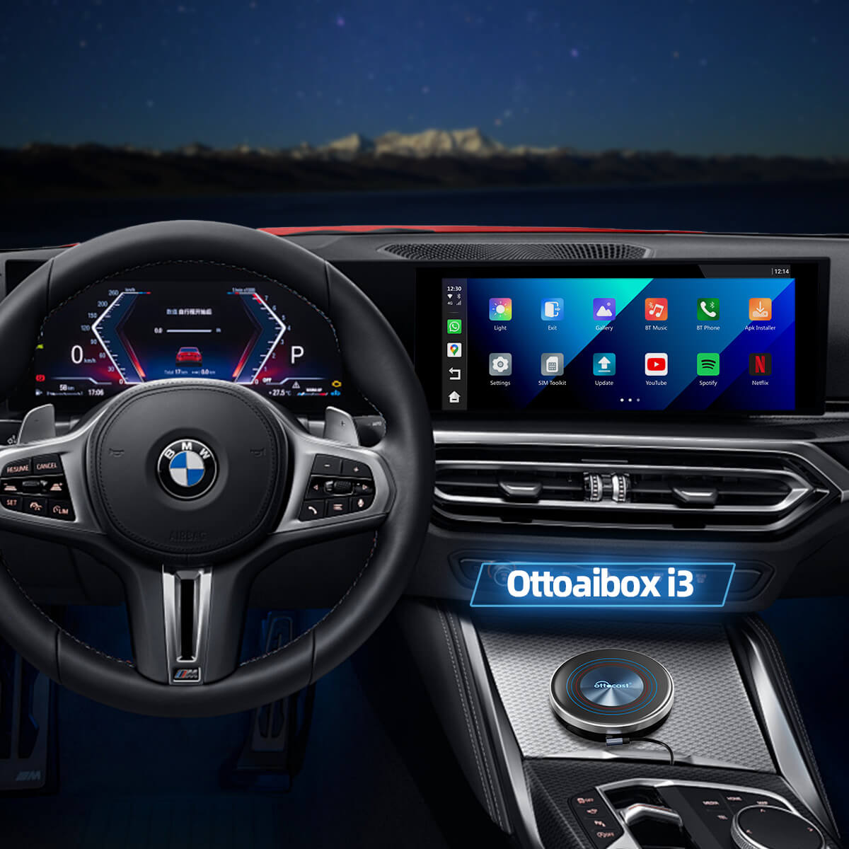 OttoAibox i3 BMW CarPlay AI-boks