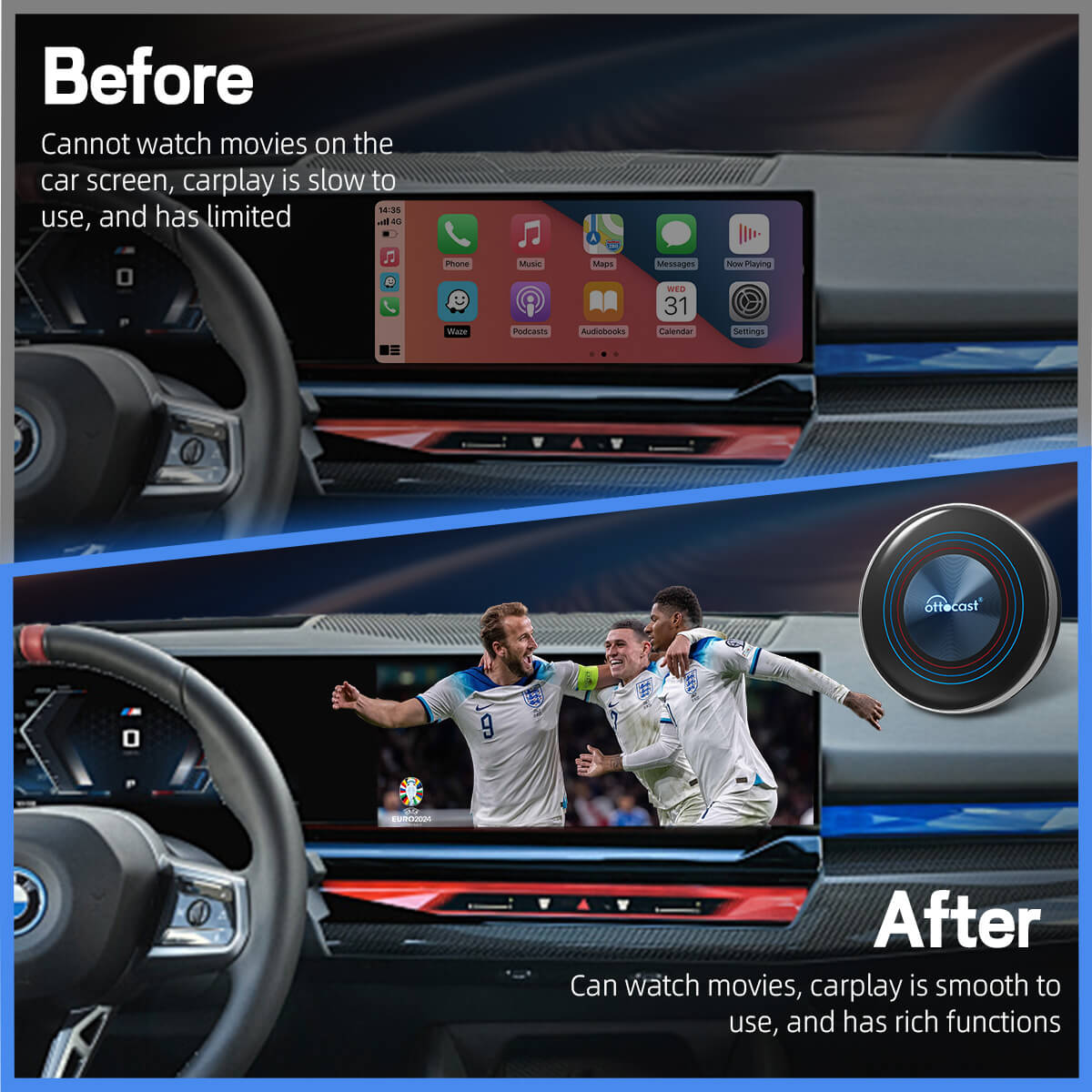 OttoAibox i3 BMW CarPlay AI-boks