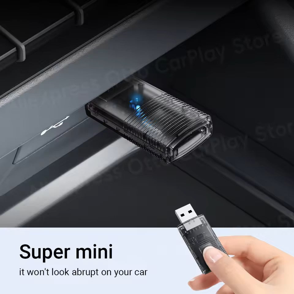 2-in-1 Mini Kabelloser CarPlay/Android Auto Adapter