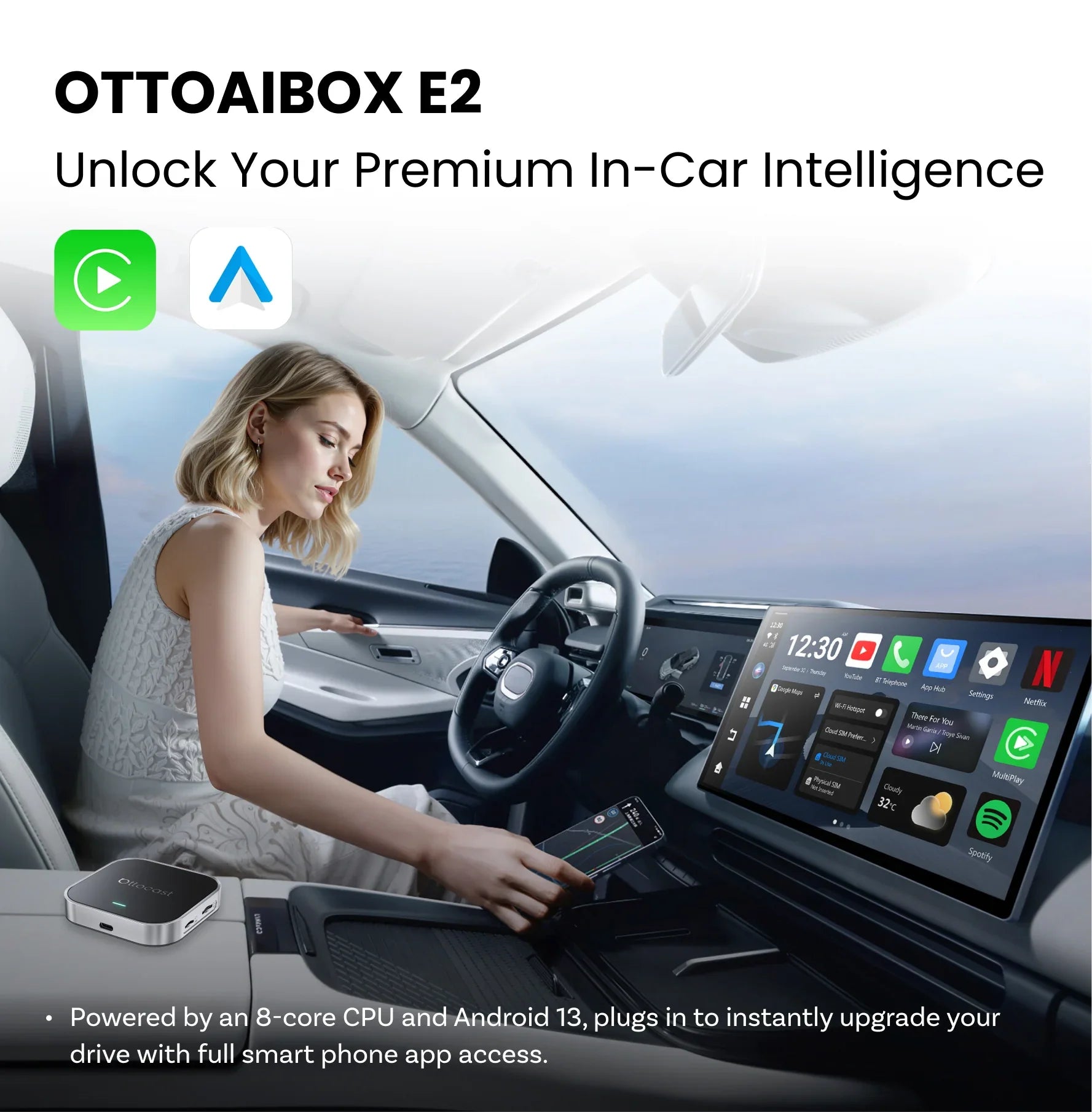OttoAibox E2 CarPlay AI-boks