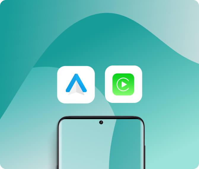 <h3>Wireless Apple CarPlay & Android Auto</h3>