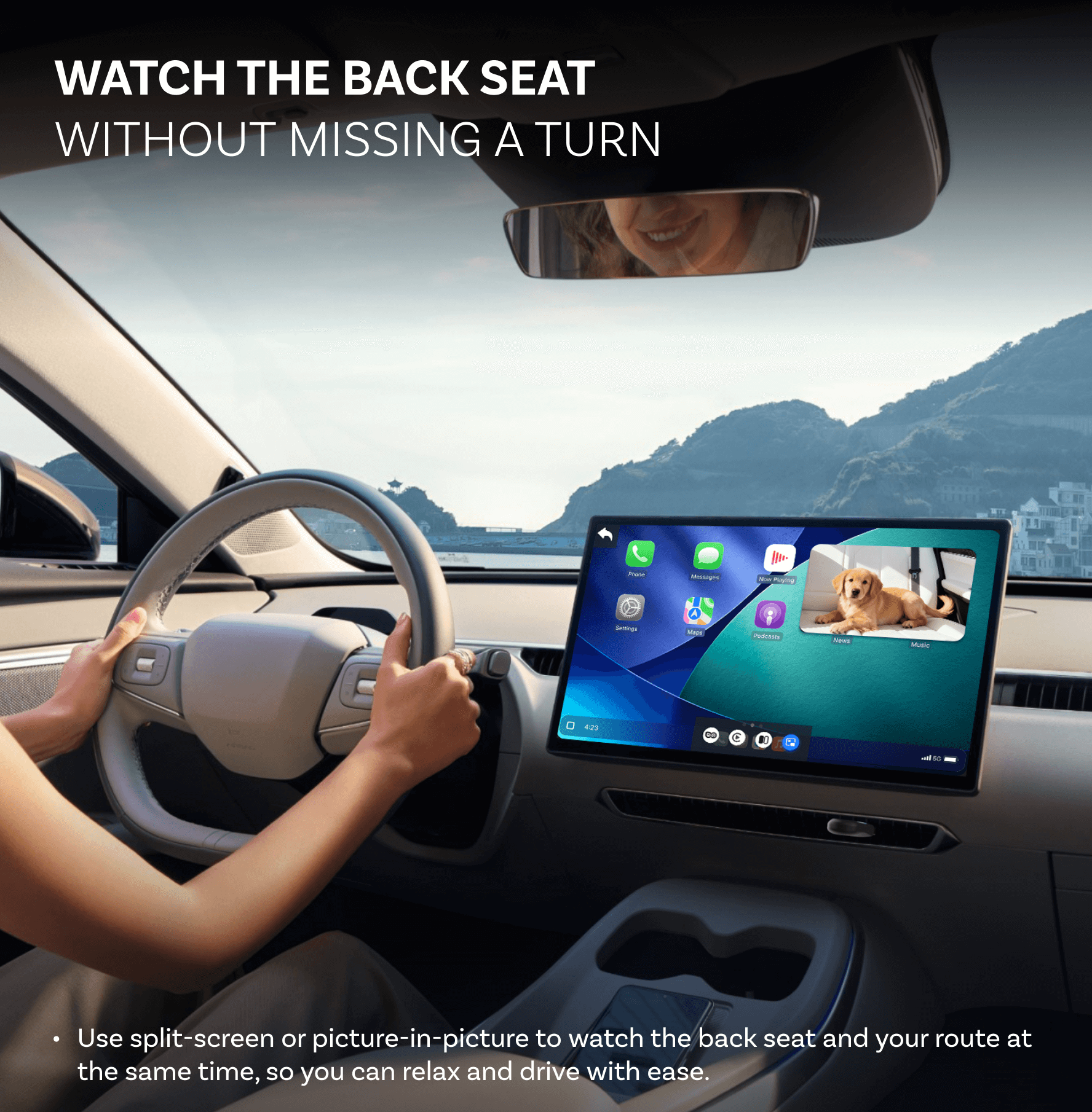 Adaptador inalámbrico Cabin Care para CarPlay