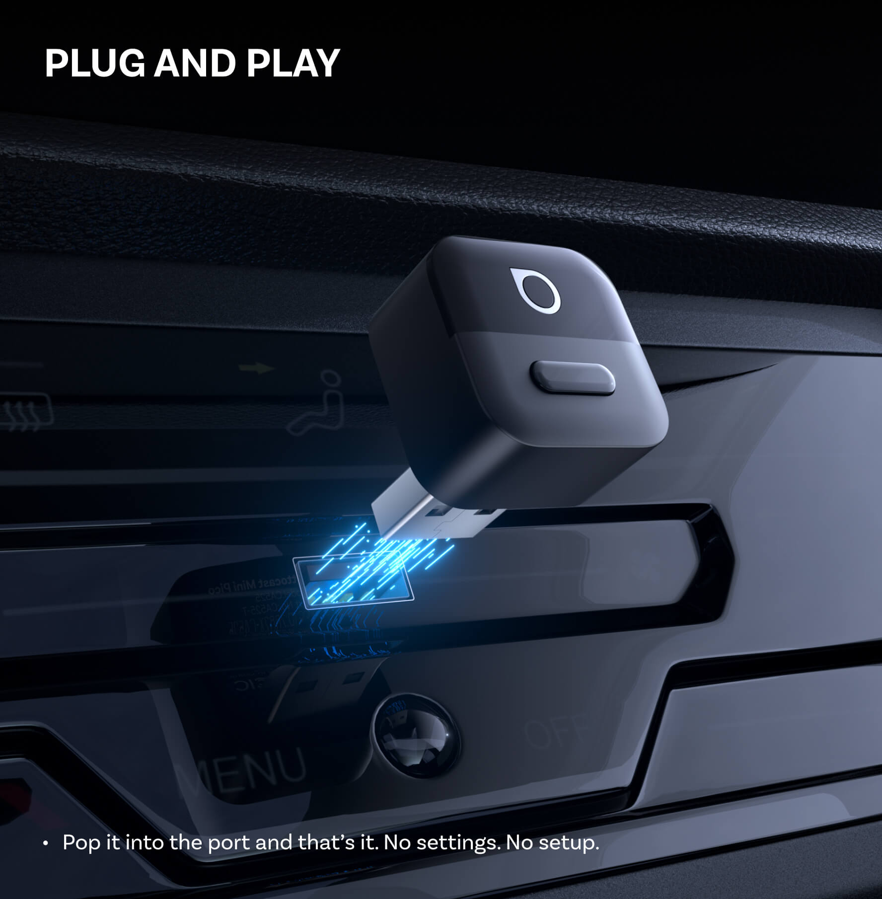 Ottocast Mini Pico Wireless CarPlay/Android Auto Adapter