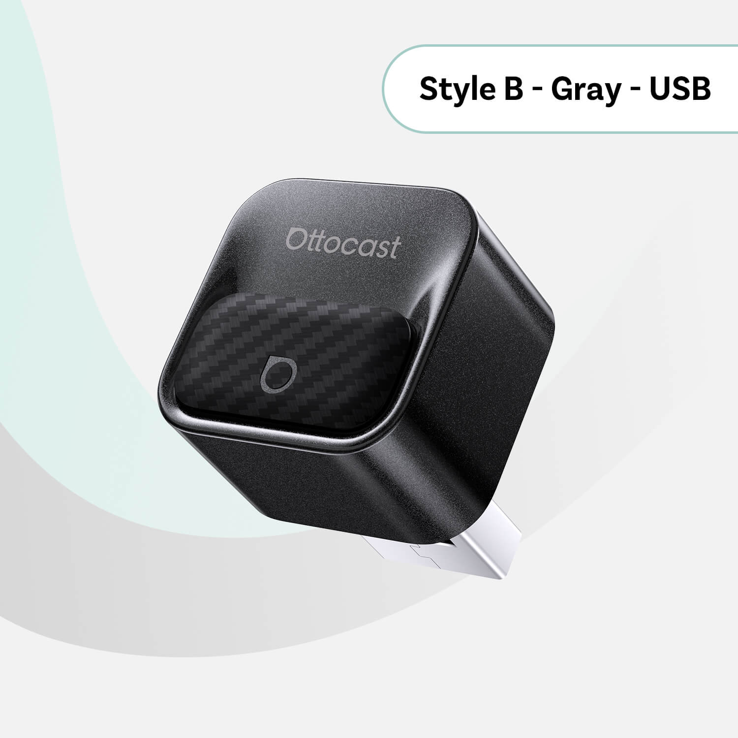 Adaptador inalámbrico Ottocast Mini Pico para CarPlay/Android Auto