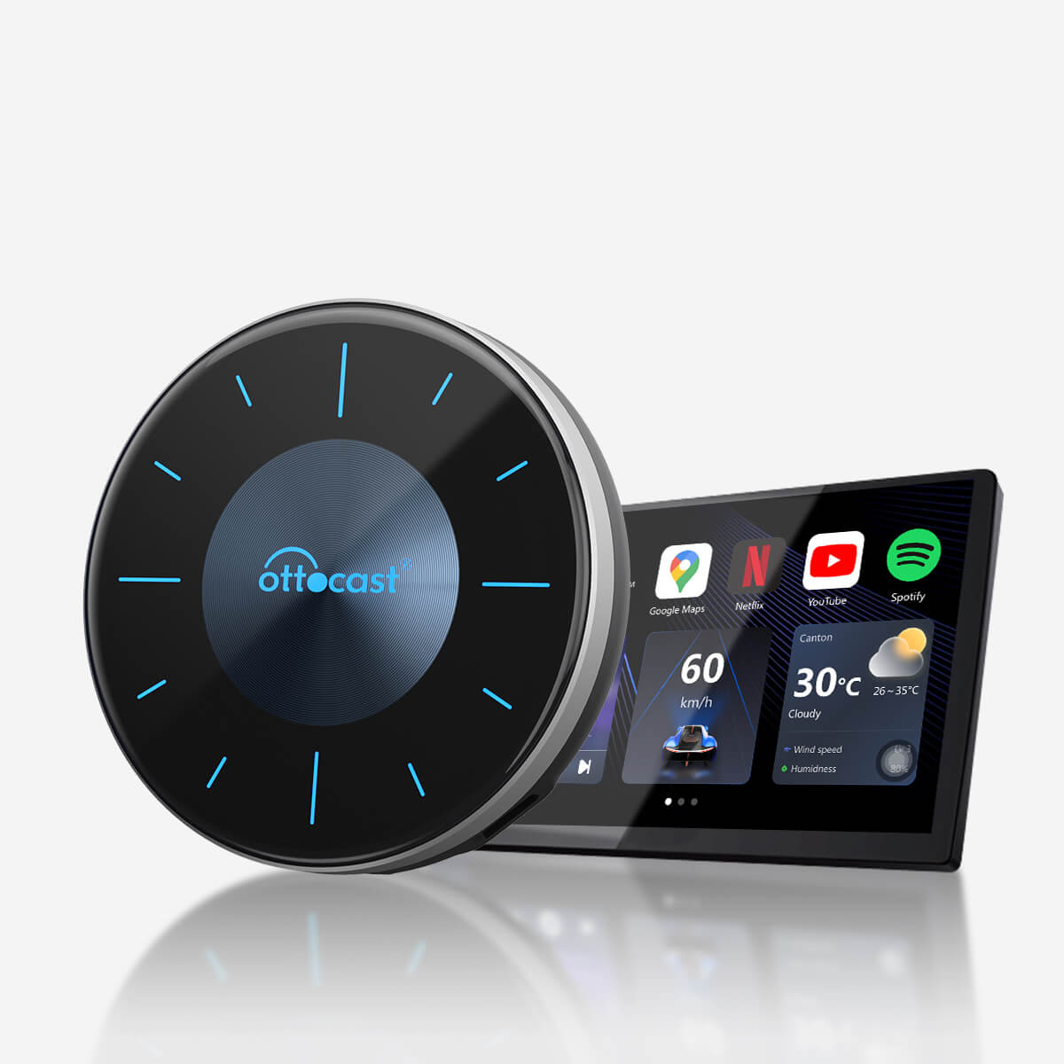 (Stock limitado) OttoAibox P3 Caja AI para CarPlay