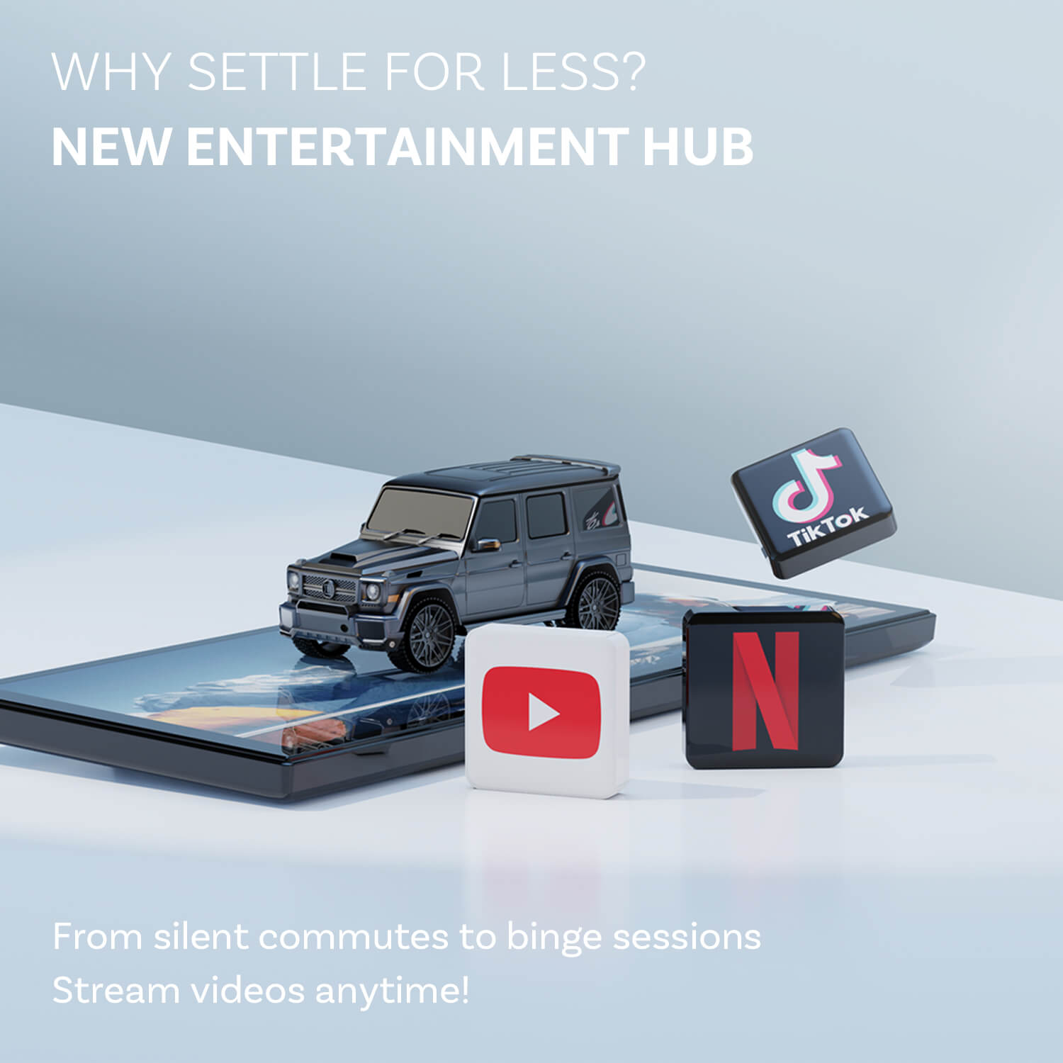 Pantalla portátil para automóvil ScreenFlow