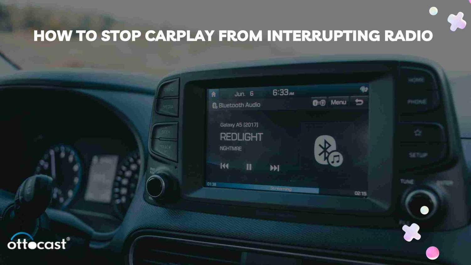 How to stop carplay from interrupting radio