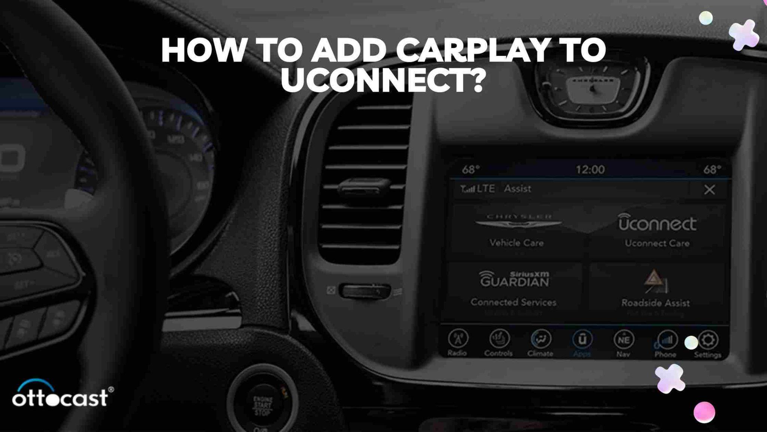 How to add carplay to uconnect?