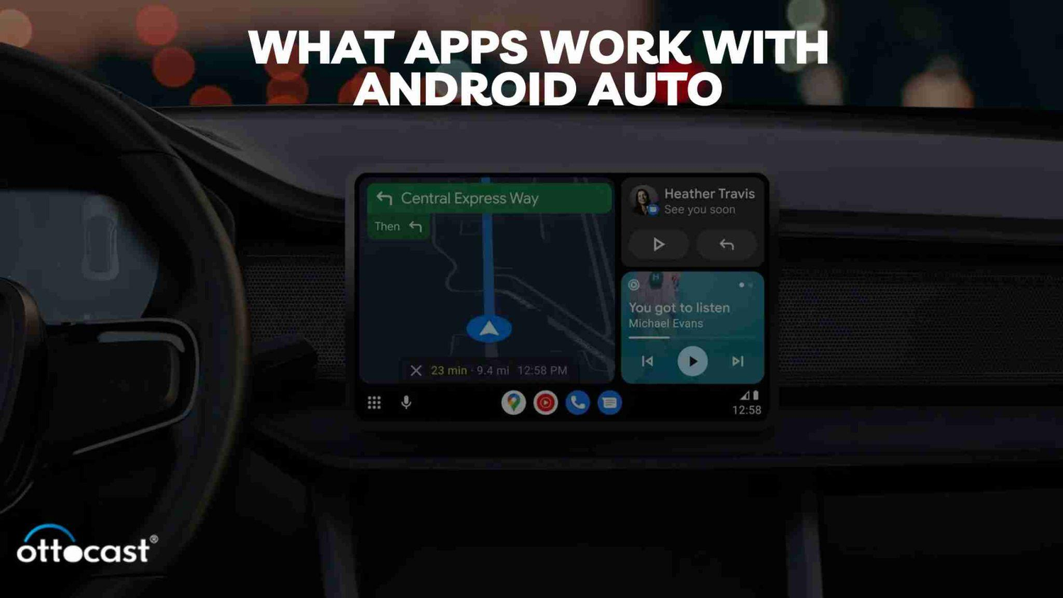 What apps work with android auto