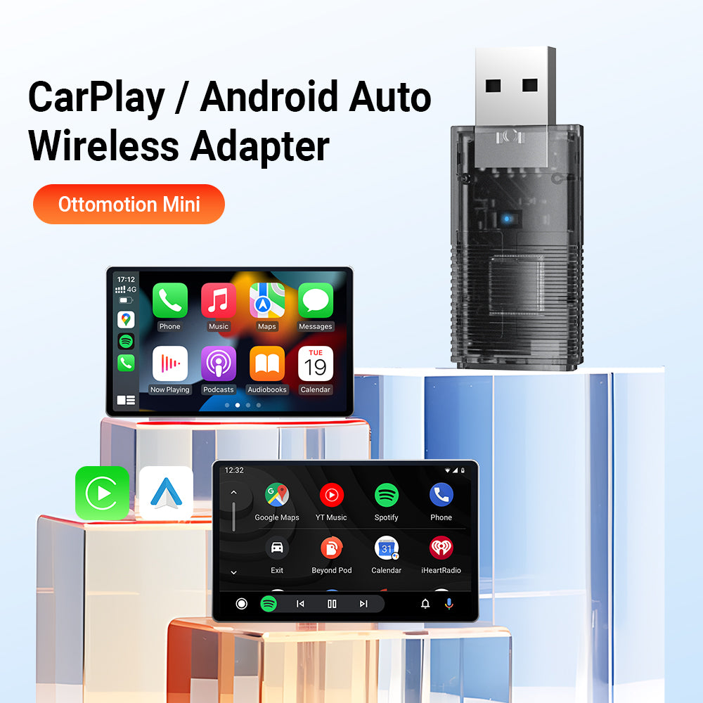Mini bezprzewodowy adapter CarPlay/Android Auto 2 w 1