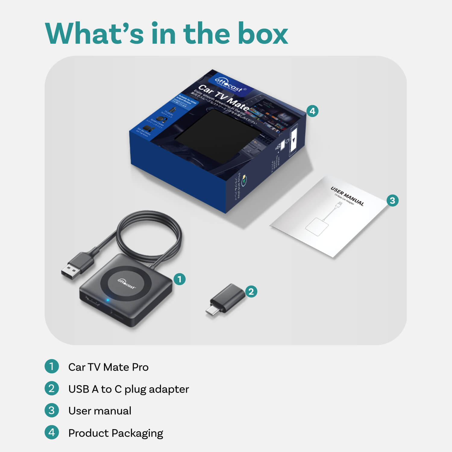 Car TV Mate Pro- HDMI™ Multimedia & Wireless CarPlay Adapter