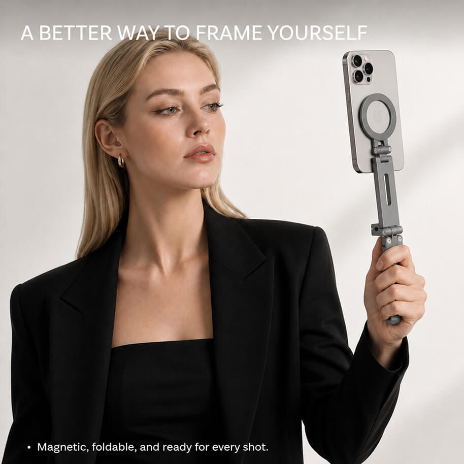 MCM01 Foldable Magnetic Phone Clamp Stand