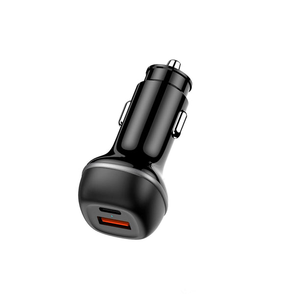 Snabbladdare för bil med dubbla USB-C & USB-A
