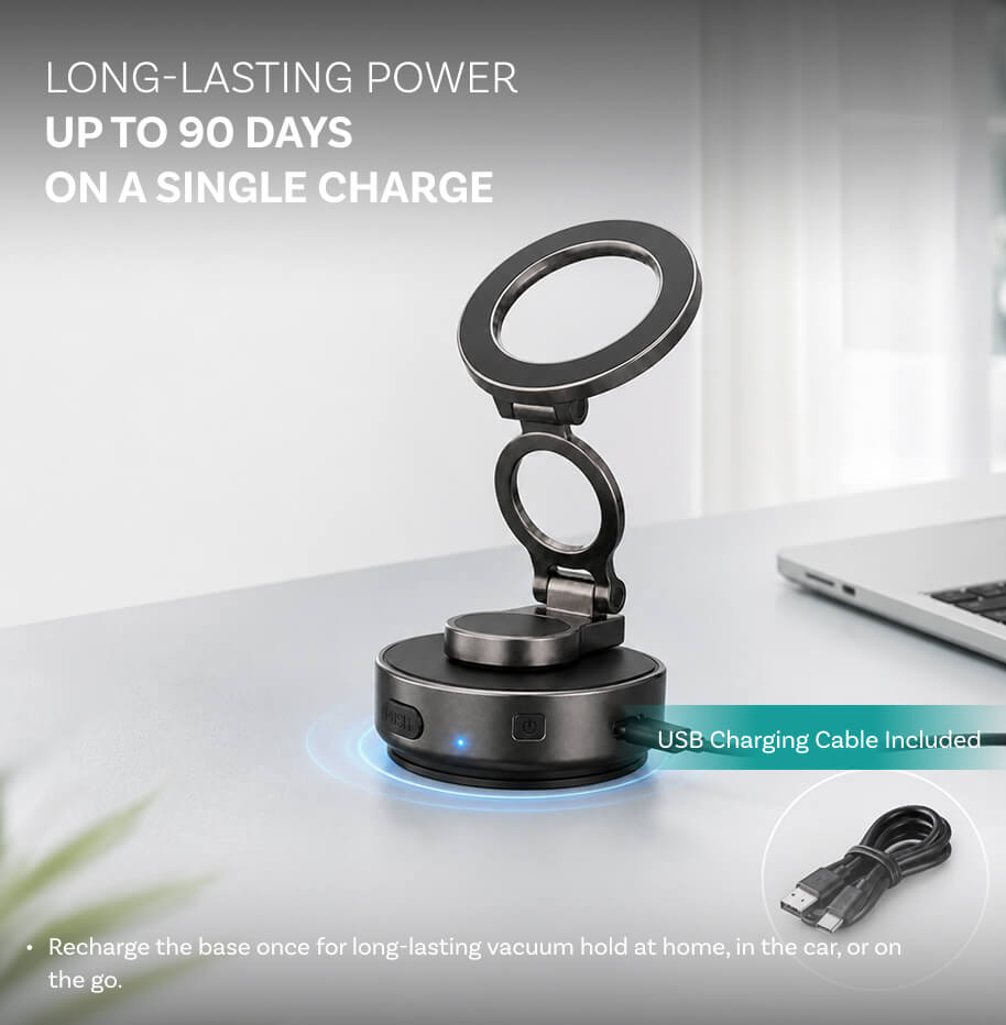Vacuum Magnetic Phone Mount