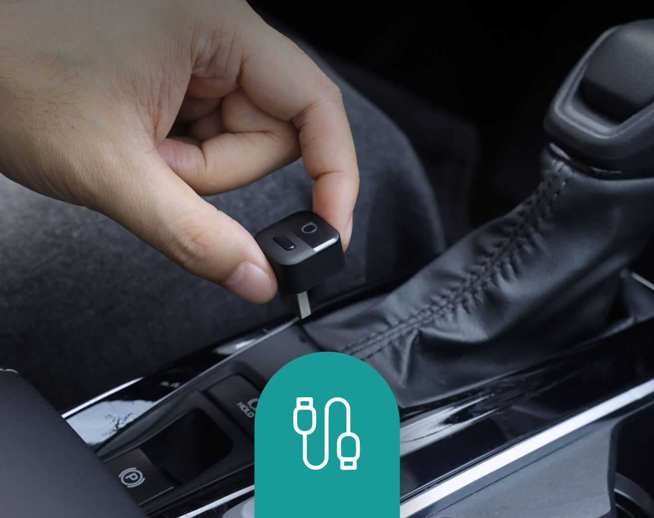 <h4> Tilslut til USB-port</h4>