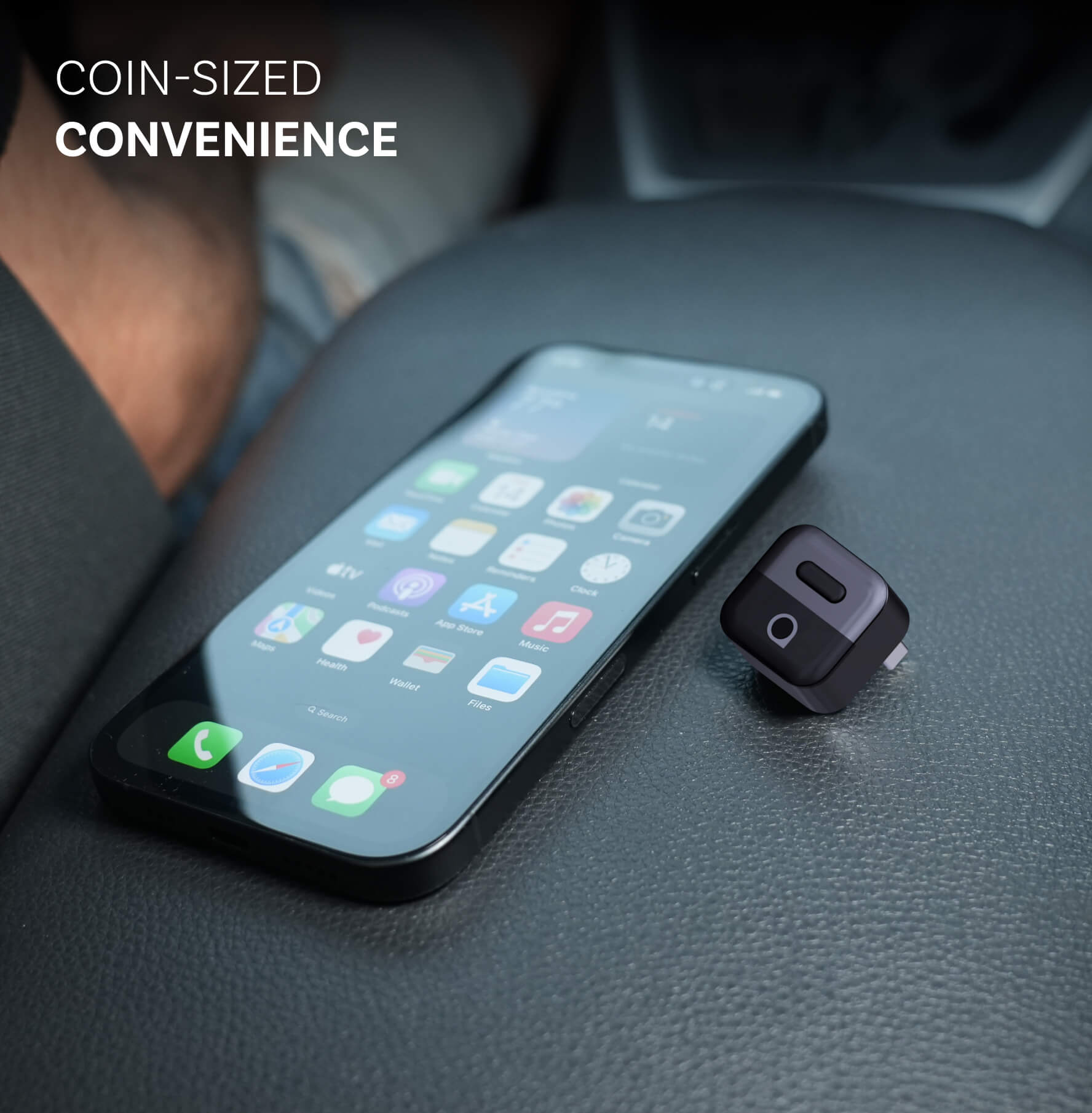 Ottocast Mini Pico Trådløs CarPlay/Android Auto Adapter